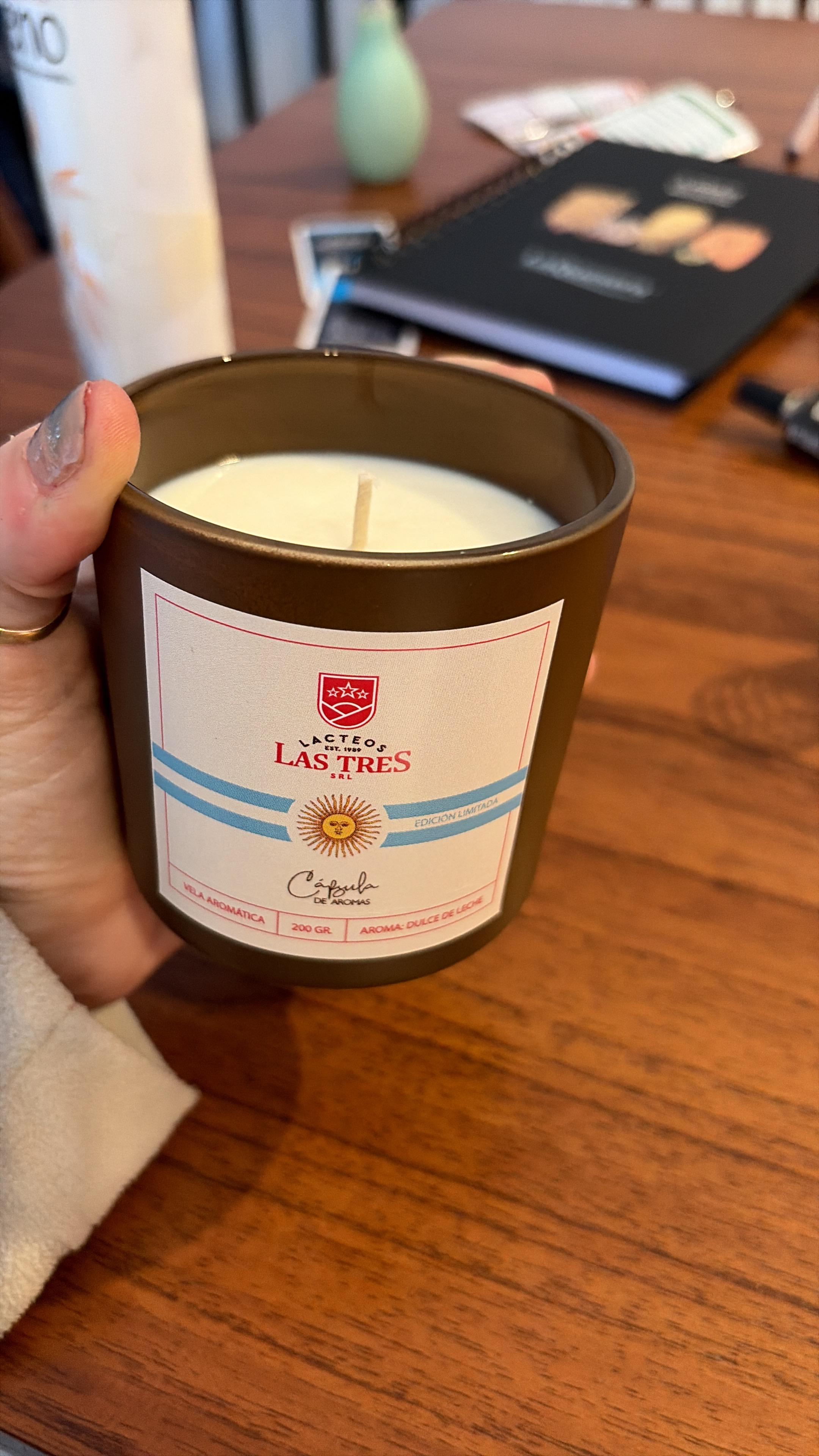 Vela aromática artesanal
